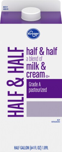 Half & Half, Half Gallon Carton