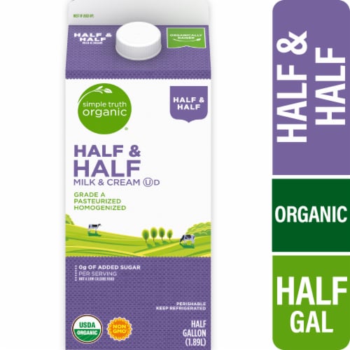 Horizon Organic Half and Half, 1 pt - City Market