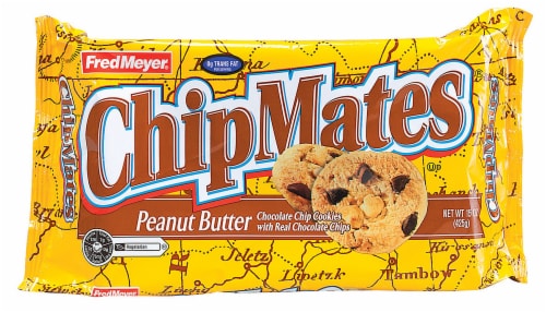 Fred Meyer® ChipMates Peanut Butter Chocolate Chip Cookies Perspective: front