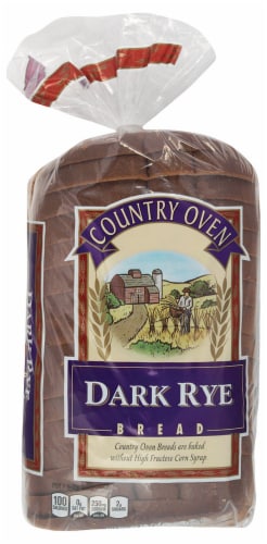 Country Oven Dark Rye Bread Perspective: front