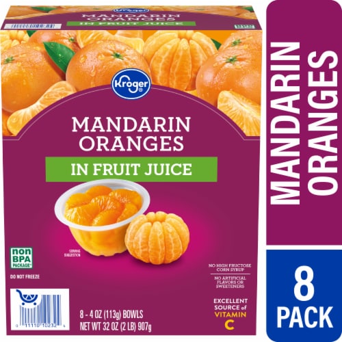 Kroger® Mandarin Oranges Fruit Cup Perspective: front