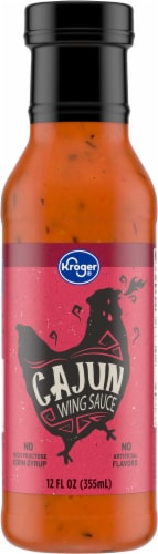Kroger Cajun Wing Sauce Perspective: front