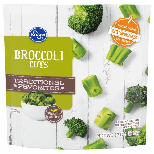 Kroger® Frozen Broccoli Cuts Perspective: front