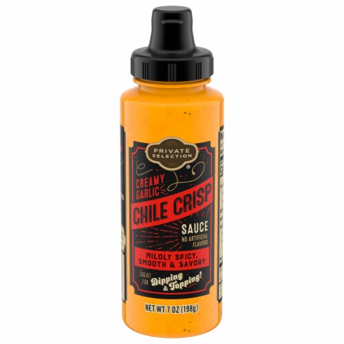 Private Selection® Creamy Garlic Chile Crisp Sauce Perspective: front