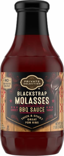 Private Selection® Blackstrap Molasses BBQ Sauce Perspective: front