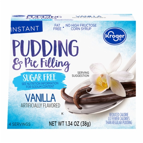 Kroger® Sugar Free Vanilla Instant Pudding Perspective: front