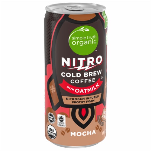 Simple Truth Organic™ Nitro Oat Milk Mocha Cold Brew Coffee Perspective: front