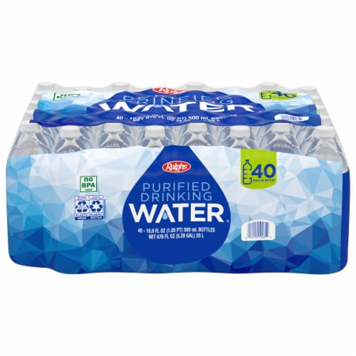 Ralphs® Purified Drinking Bottled Water Perspective: front