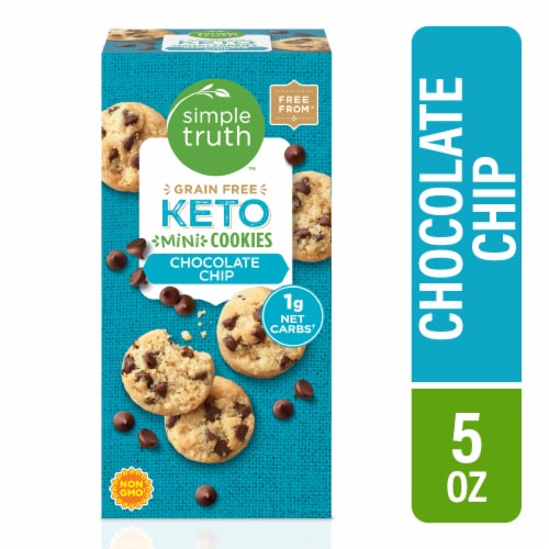 Simple Truth® Keto Mini Chocolate Chip Cookies Perspective: front