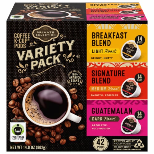 Private Selection® K-Cup Coffee Pods Variety Pack Perspective: front