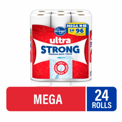 Kroger® Ultra Strong Mega Roll Toilet Paper, 24 rolls - Fred Meyer