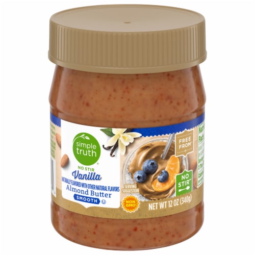 Simple Truth® No Stir Smooth Vanilla Almond Butter Perspective: front