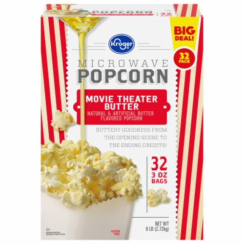 Kroger® Movie Theater Popcorn BIG Deal! Perspective: front