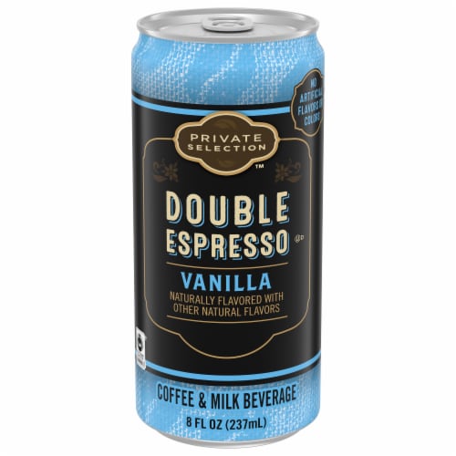Private Selection™ Vanilla Double Espresso Coffee & Milk Beverage Perspective: front