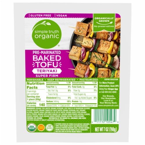 Simple Truth Organic® Gluten Free Teriyaki Baked Tofu