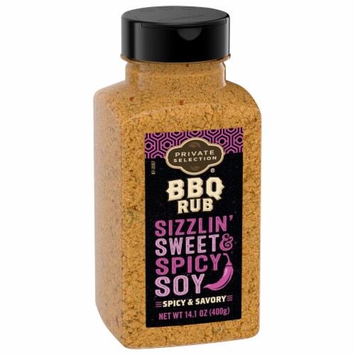 Private Selection® Sizzlin' Sweet & Spicy Soy BBQ Rub Perspective: front