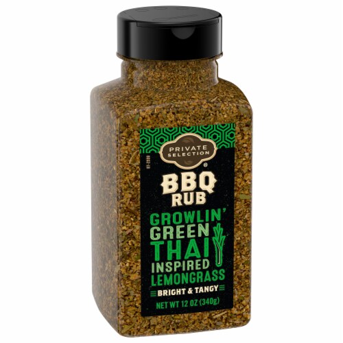 Private Selection® Growlin' Green Thai Lemongrass BBQ Rub Perspective: front
