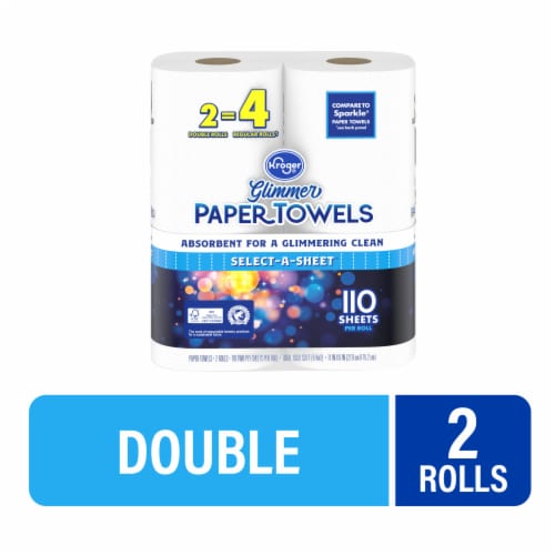 Kroger® Glimmer Select-A-Sheet Paper Towels Perspective: front
