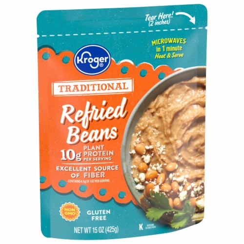 Kroger® 60-Second Traditional Refried Pinto Beans Perspective: front
