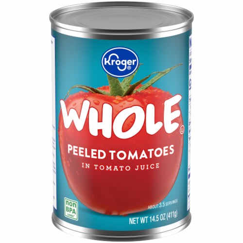 Kroger® Whole Peeled Tomatos Perspective: front