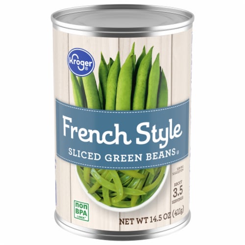 Kroger® French Style Sliced Green Beans Perspective: front