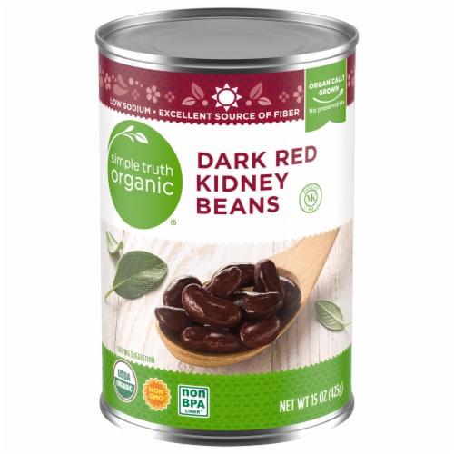 Simple Truth Organic® Dark Red Kidney Beans Perspective: front