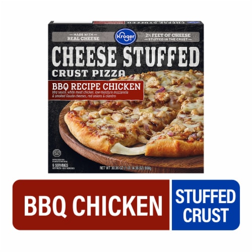 Kroger® Cheese-Stuffed Crust BBQ Recipe Chicken Pizza Perspective: front
