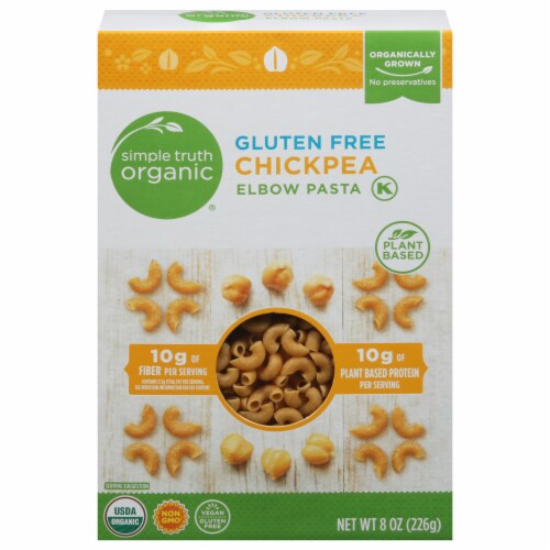 Simple Truth Organic® Gluten Free Chickpea Elbow Pasta Perspective: front