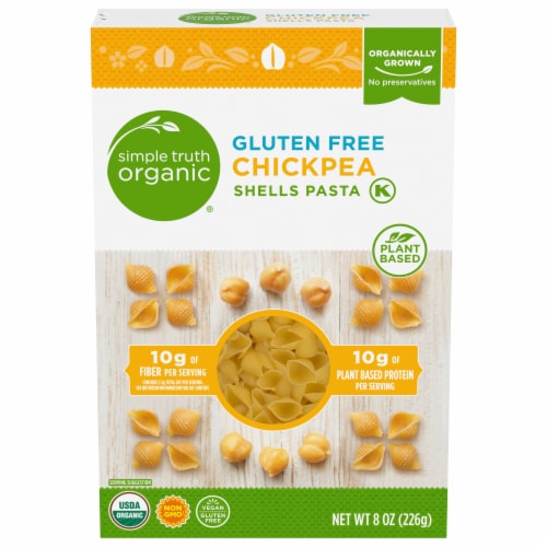 Simple Truth Organic® Gluten Free Chickpea Shells Pasta Perspective: front
