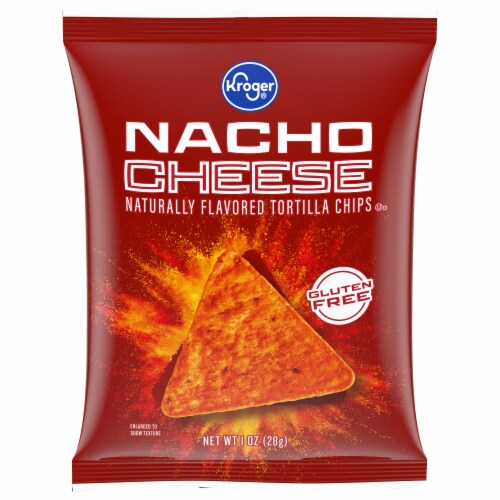 Kroger® Nacho Cheese Tortilla Chips Perspective: front