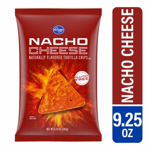Kroger® Nacho Cheese Tortilla Chips Perspective: front