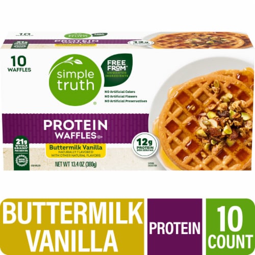 Simple Truth® Buttermilk Vanilla Protein Waffles