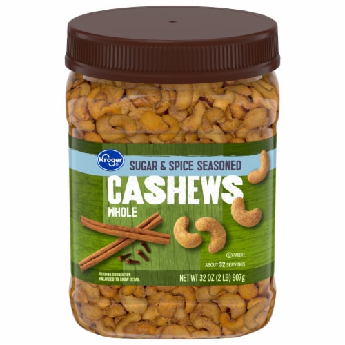 Kroger® Sugar & Spice Cashews Perspective: front