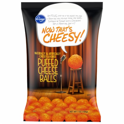 Kroger® Cheese Puffed Balls Chips Perspective: front