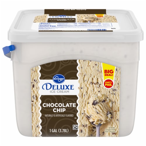 Kroger® Deluxe Chocolate Chip Ice Cream Tub, 128 oz - Ralphs