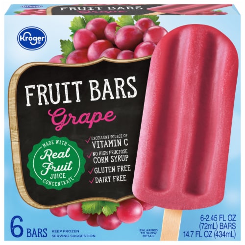 Kroger® Grape Fruit Bars Perspective: front
