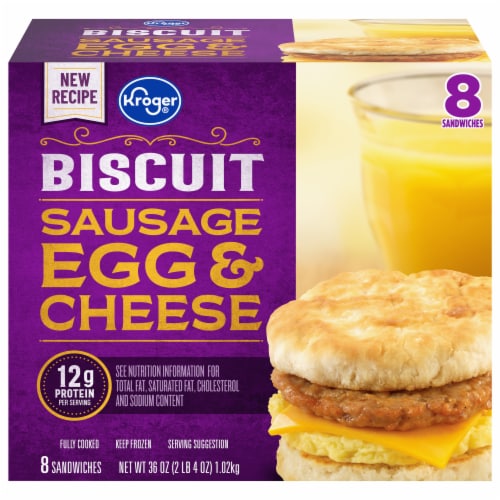 Kroger® Sausage Egg and Cheese Biscuit Perspective: front