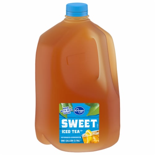 Kroger Caffeinated Sweet Iced Tea Perspective: front
