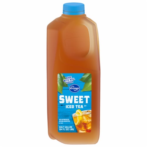 Kroger Caffeinated Sweet Iced Tea Perspective: front
