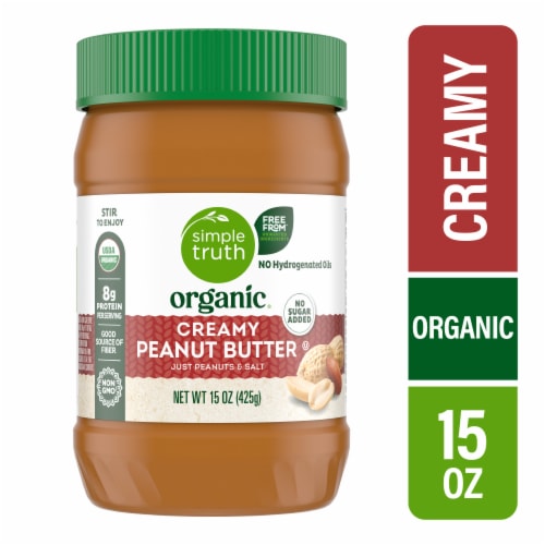Simple Truth Organic® Peanut Butter Creamy Perspective: front