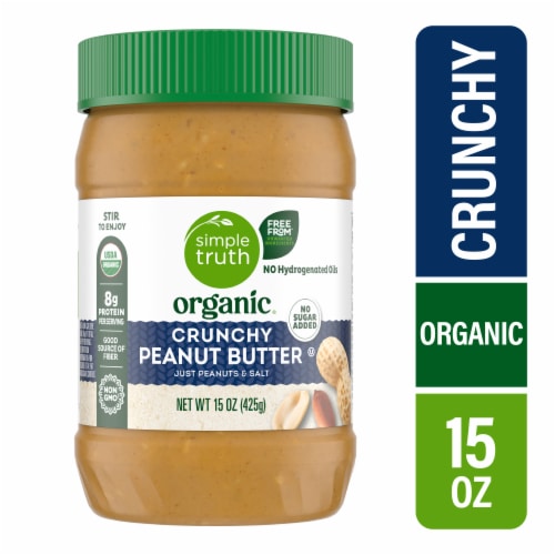 Simple Truth Organic® Crunchy Peanut Butter Perspective: front