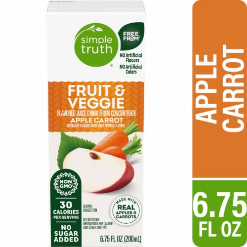 Simple Truth® Apple Carrot Kids Juice Boxes Perspective: front
