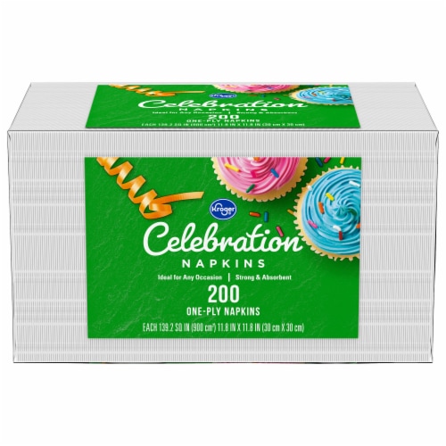 Kroger Celebration Paper Napkins Perspective: front