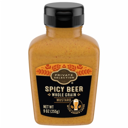 Private Selection® Spicy Beer Whole Grain Mustard Perspective: front