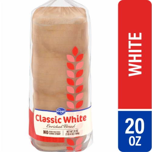 Kroger® Enriched White Round Top Bread Perspective: front