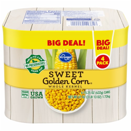 Kroger® Whole Kernel Sweet Golden Corn Perspective: front