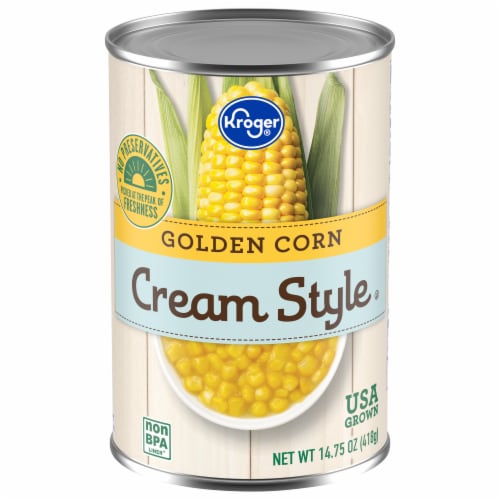 Kroger® Canned Cream Style Golden Corn Perspective: front