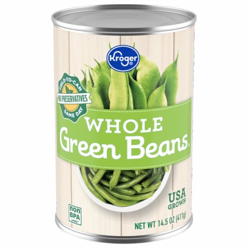 Kroger Whole Green Beans Perspective: front