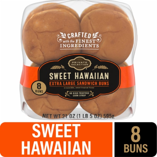 Private Selection™ Jumbo Hawaiian Sandwich Buns Perspective: front