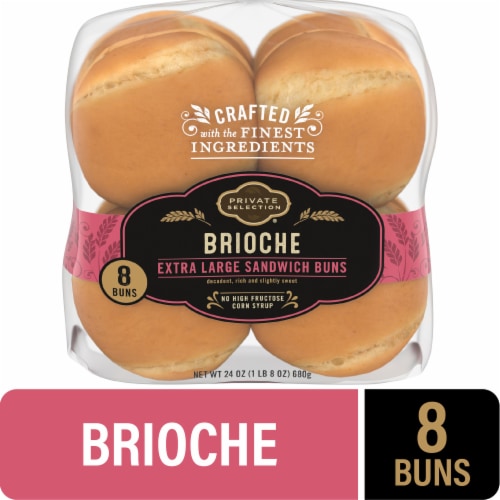 Private Selection® Brioche Buns Extra Large Perspective: front